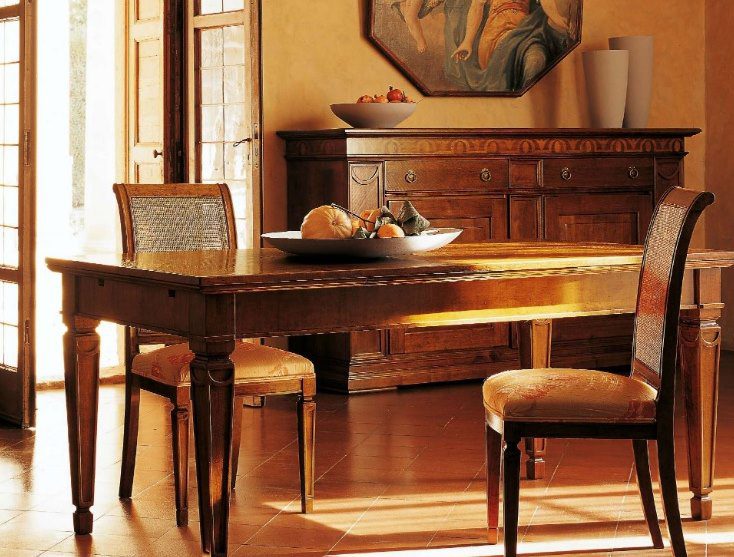 drewniane luksusowe stoly do jadalni