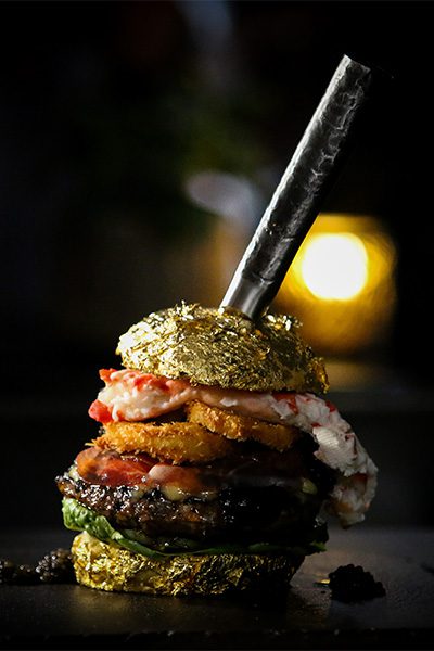 Most Expensive Hamburger The Golden Boy 770226