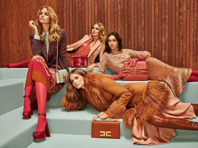 Oryginał Elisabetta Franchi Prawdziwa Moda Premium