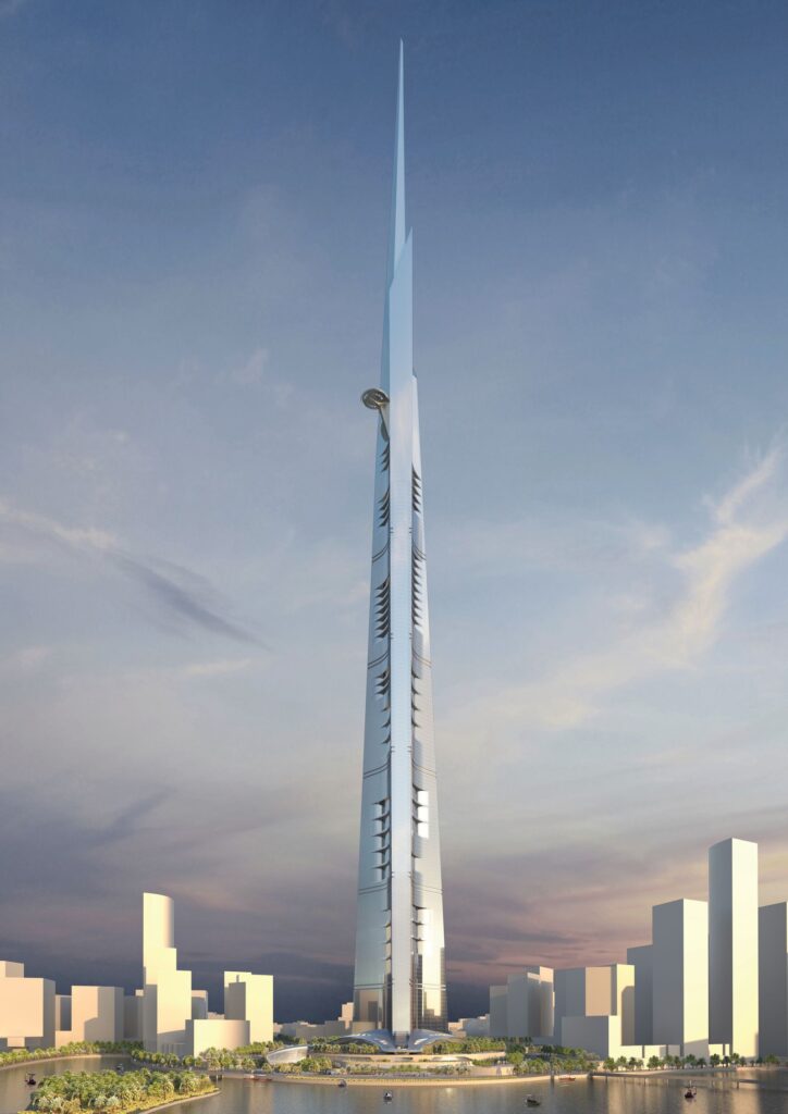 Wizualizacja Wiezy Jaaddah Tower